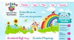 Desktop Screenshot of lespetitstournesols.lu